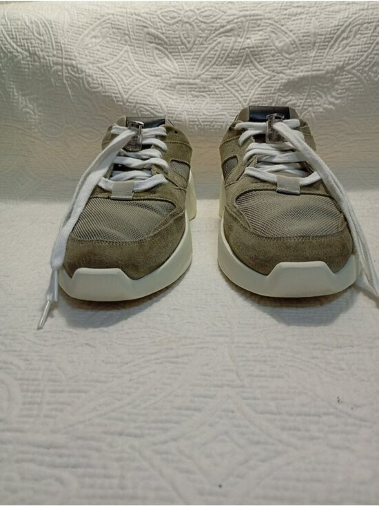 Fear Of God Essentials Mens Suede & Mesh Gray Lace-Up Sneakers Size 42 US (9.5) main image 5